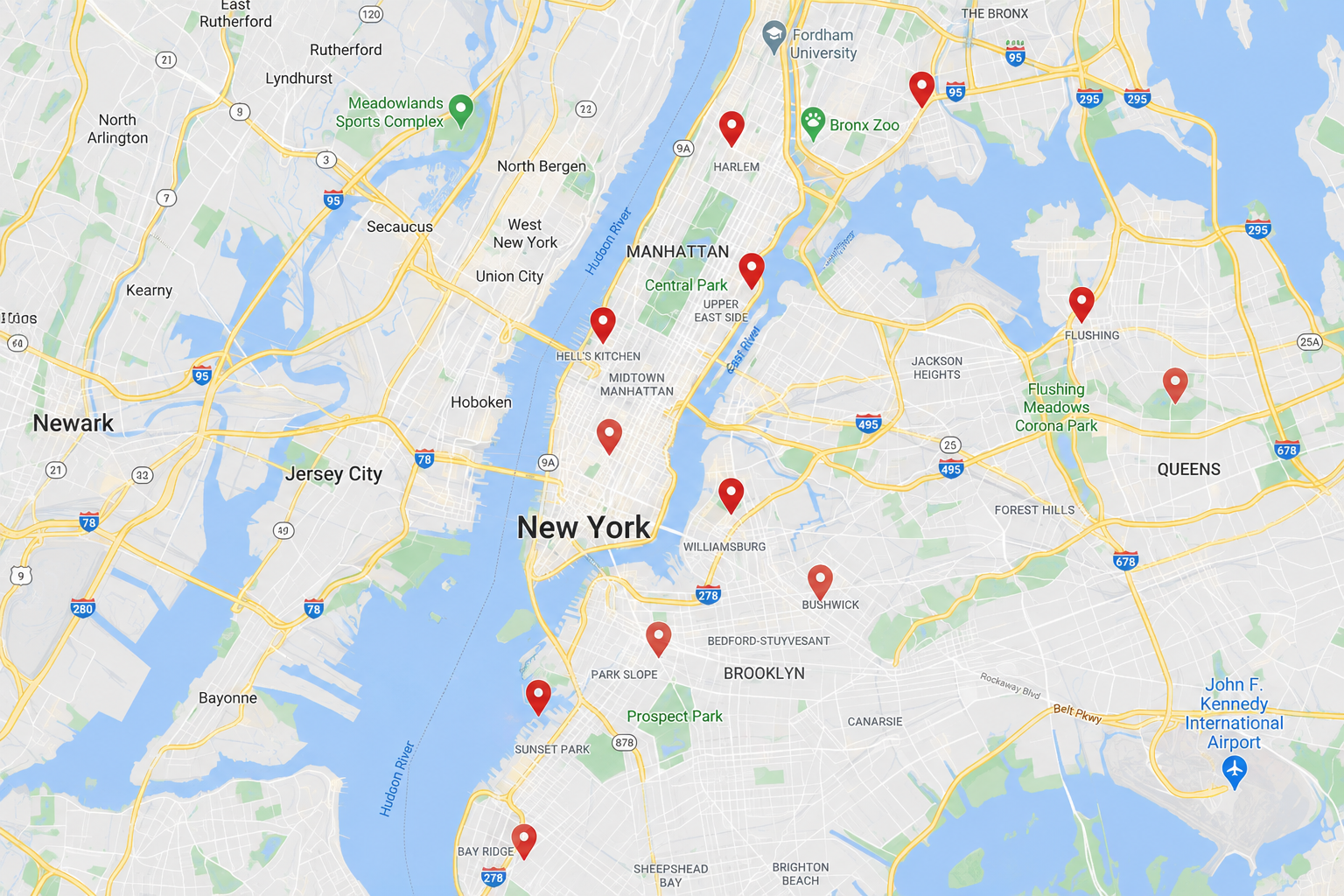 MRC Cleaning service area map