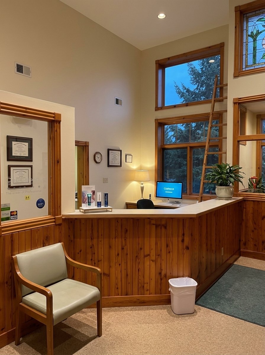 Clean and organized commercial office environment